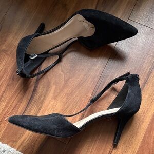 Cole Haan Black T-Strap Heels